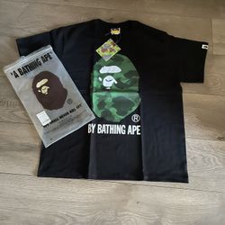 GREEN and Black Bape Shirt 