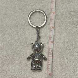 Keychain - Harrod’s Silver Jointy Bear