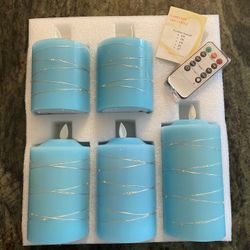 5pk Flame Led Candle 