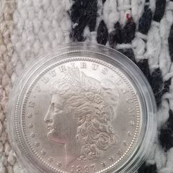 1897 SILVER MORGAN DOLLAR 