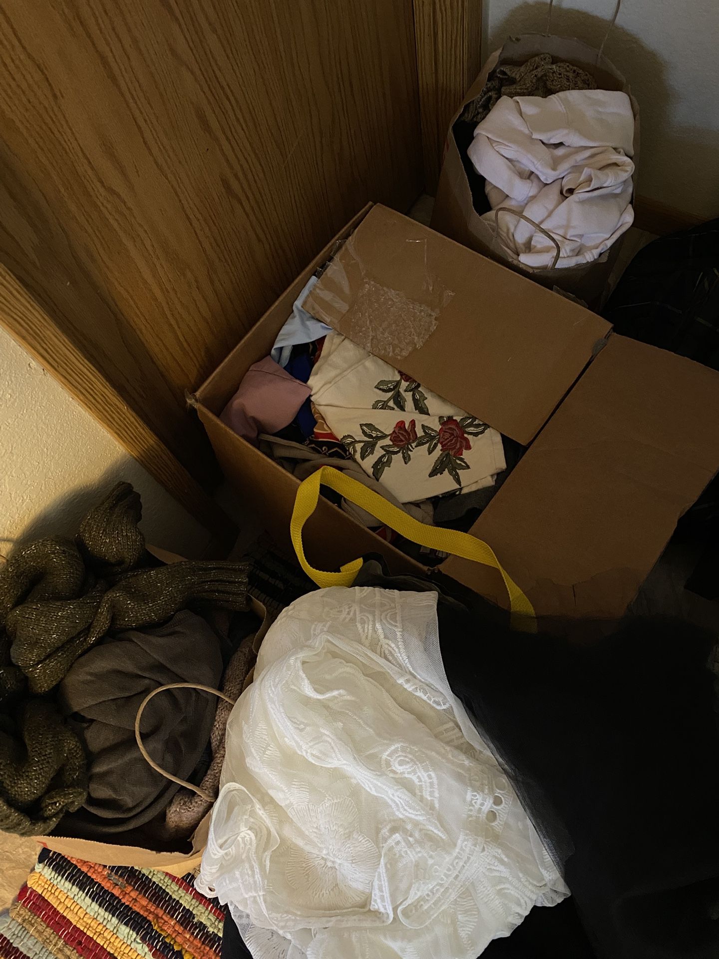 Four Big Bags Of Clothing