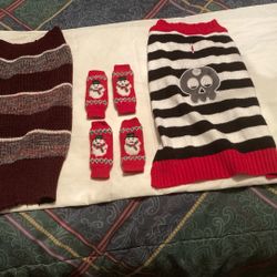 Dog Sweaters And Leg Warmers 