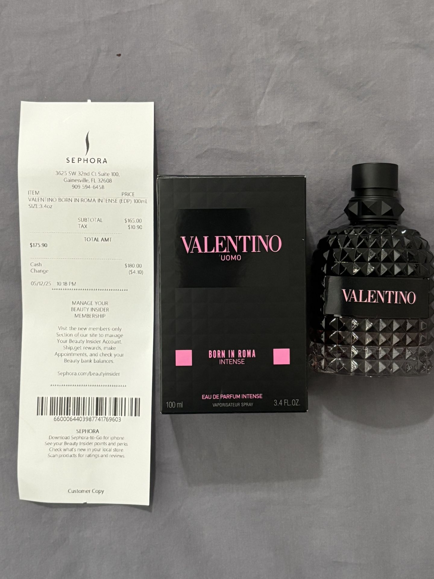 Valentino Uomo Born In Roma Intense Eau De Parfum 3.4 Fl Oz