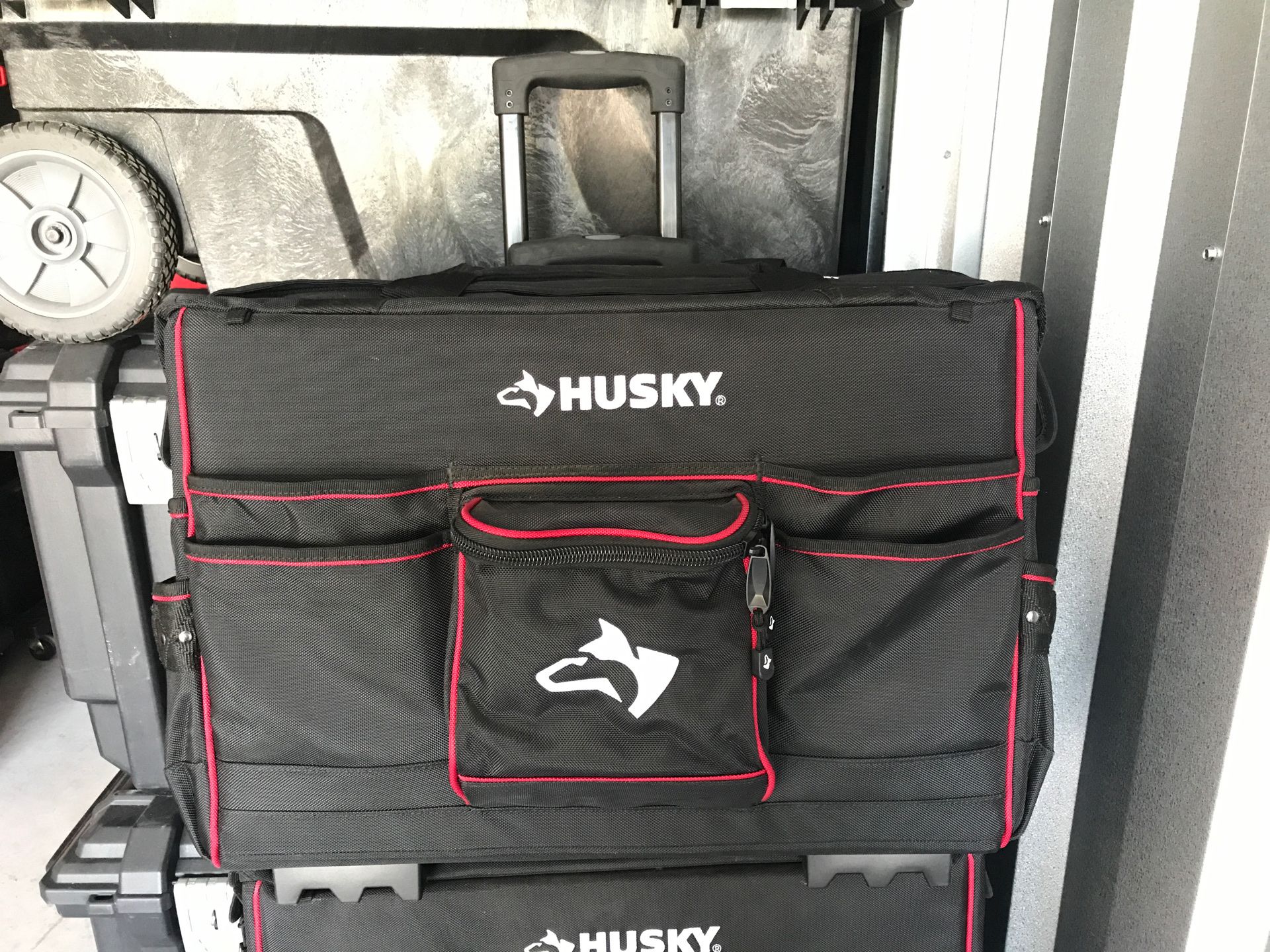 Husky Large Nylon Rolling Tool Box