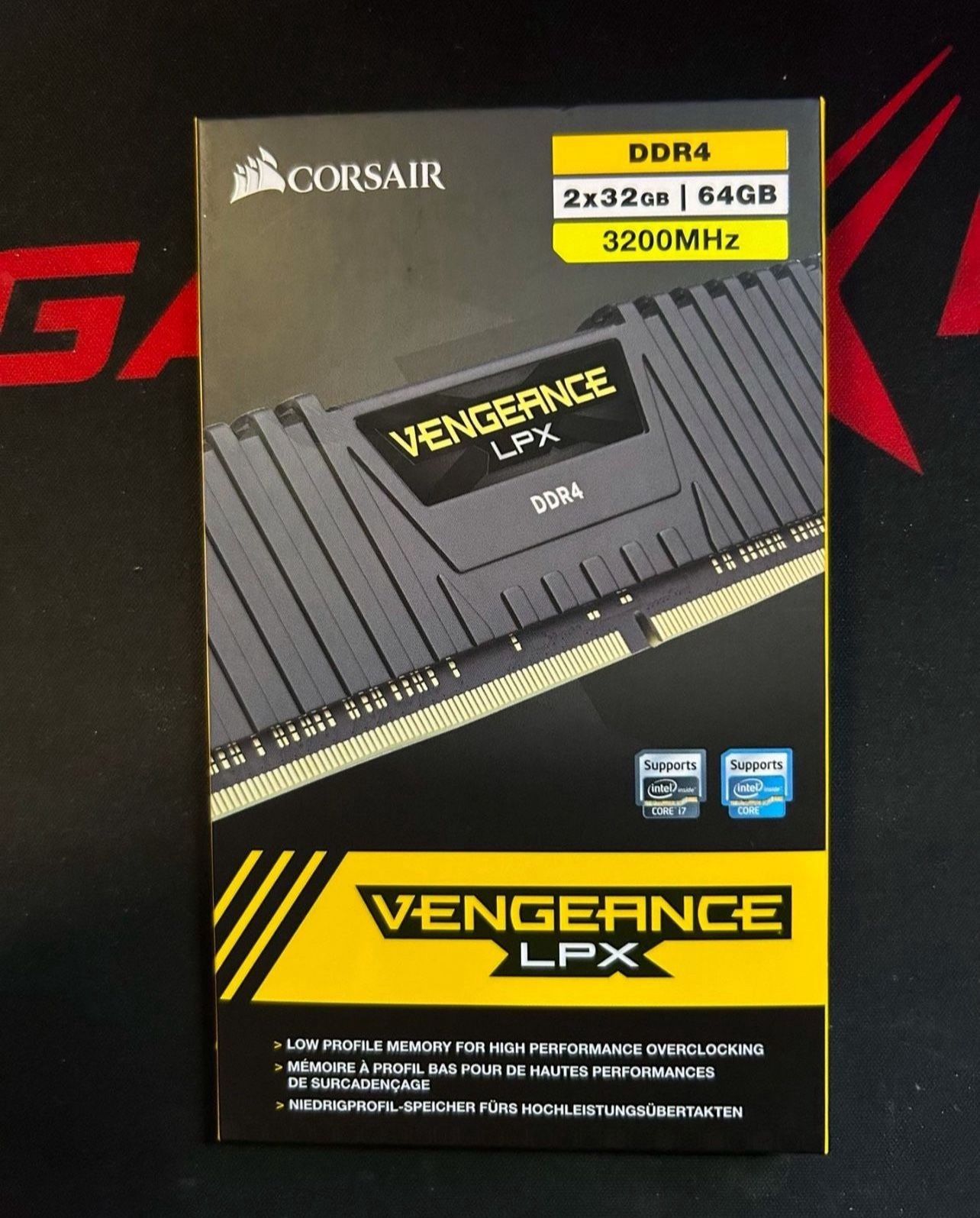 New Sealed Corsair DDR4 x2 32GB 64GB Total Vengeance LPX 