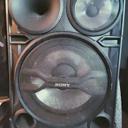 Sony 15 Inch House Subs With Lights 6000 Watt Speakers