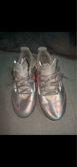 Black F50 soccer cleats size 8