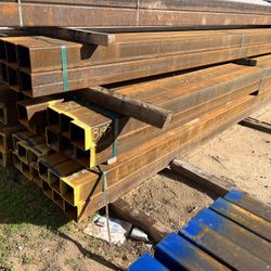 6x6 Square Tube Steel Post