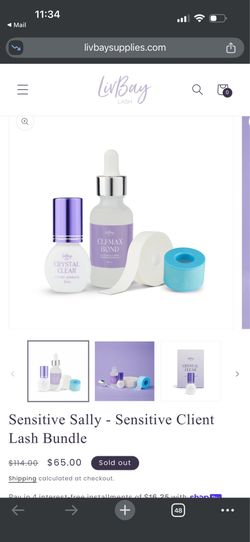 Lash tech glue Sensitive Client Lash Bundle