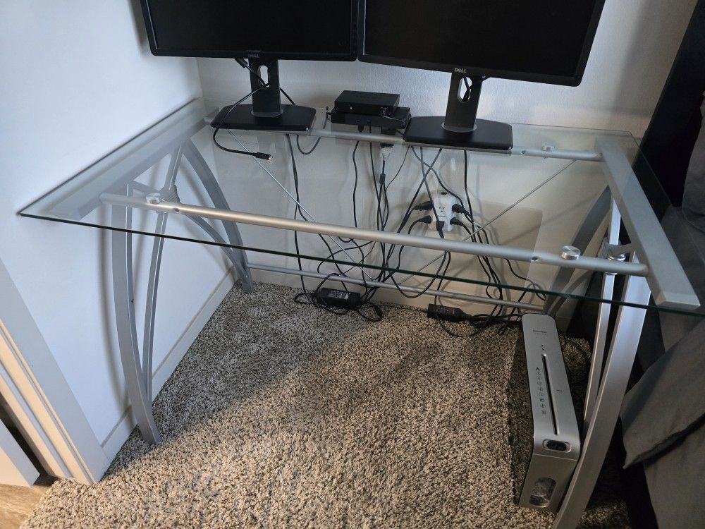 Glass Computer Desk