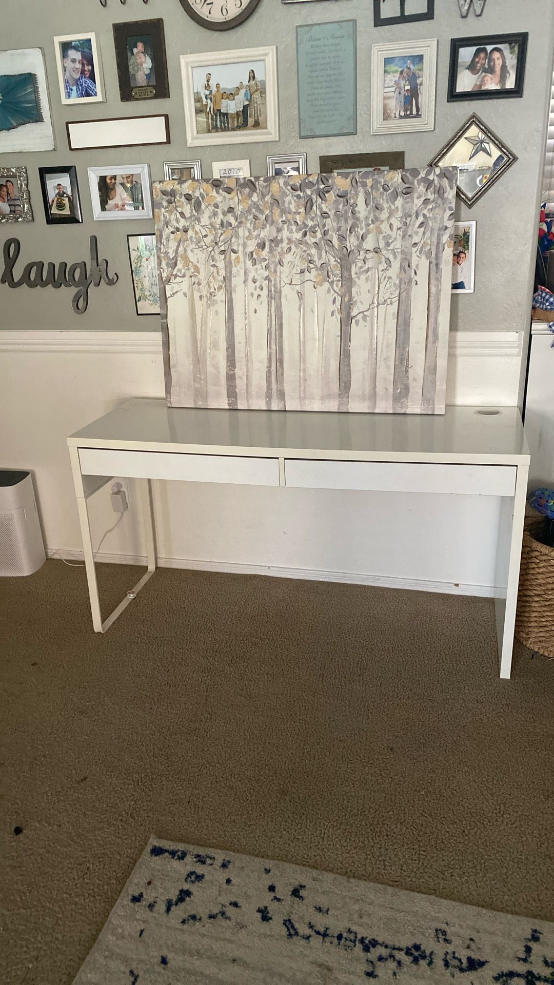 IKEA Micke Desk w/ Organizers