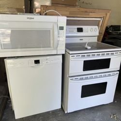 Dishwasher, Stove And Microwave, Good Working Cond.