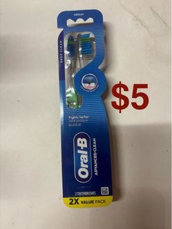 Oral-B Advanced Clean Medium Toothbrush 2-Pack