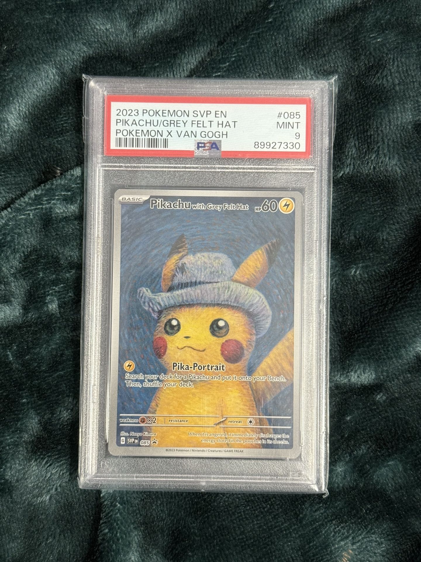 Pokemon Van Gogh Pikachu Promo PSA 9