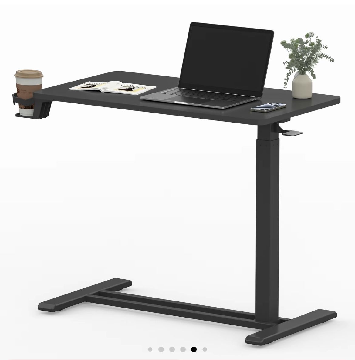 Adjustable, Rolling, Standing Bedside Desk (BRAND NEW, BLACK)