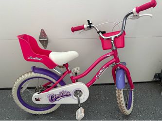 Chipmunk Girls 16 Inch Pink& Purple Bike