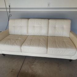 Chateau D'Ax Leather Couch 