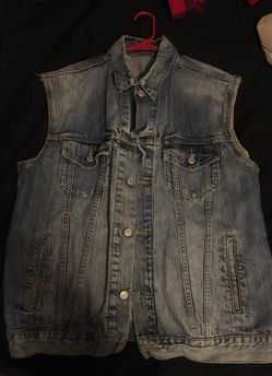 Levis Jean jacket vest Size Large