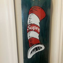 Supreme Cat In The Hat Green Skate Deck