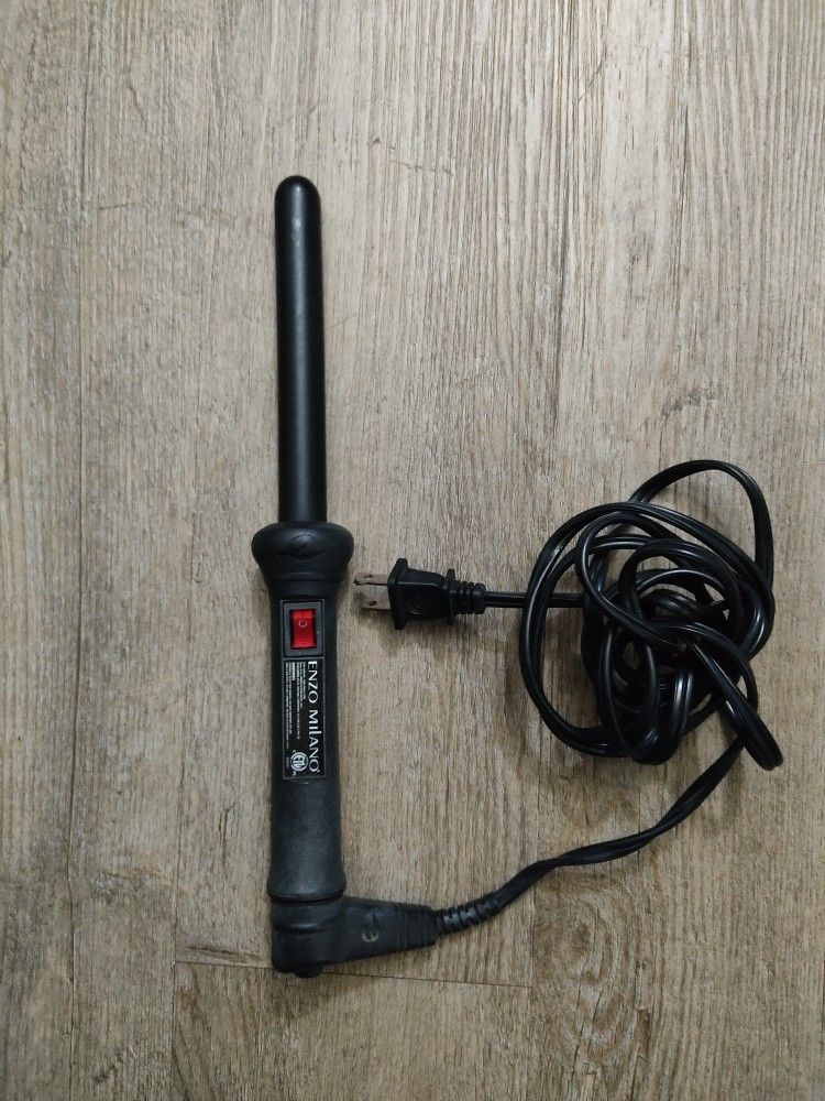 Enzo Milano Analog Clipless Ceramic Curling Wand For Sale