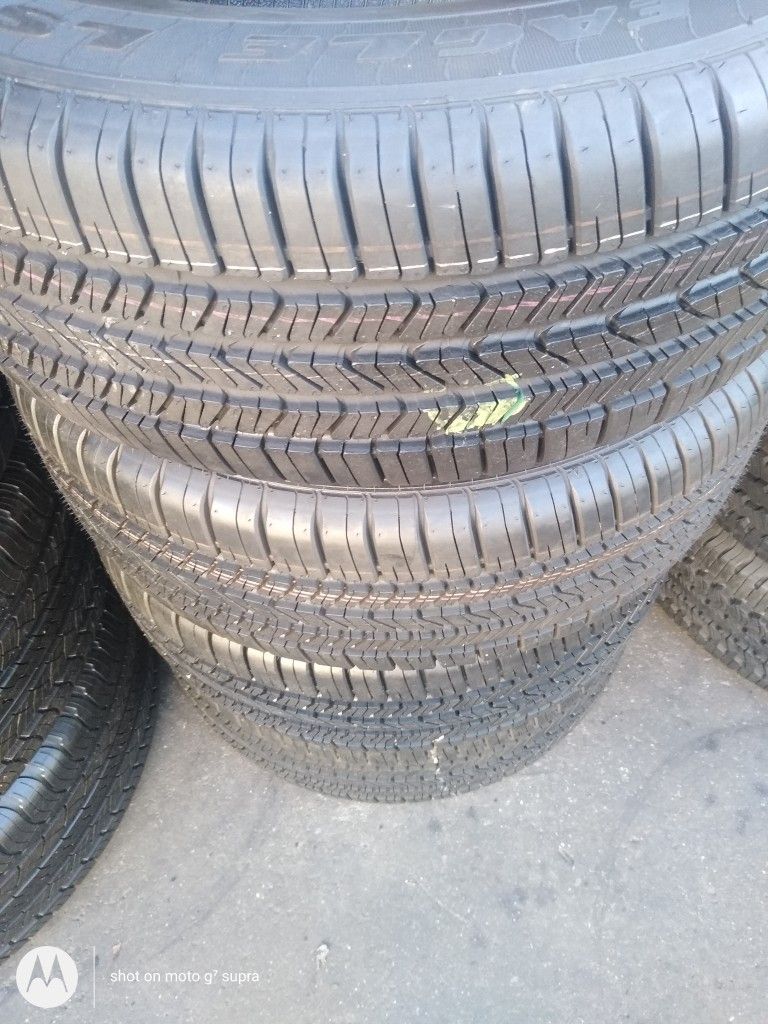 Set Of 4 Good Used Tires. 255/65/R15. GOODYEAR EAGLE