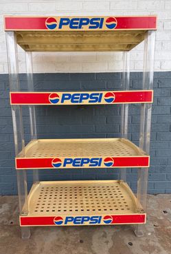 Pepsi advertising shelf