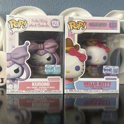 Funko Pop! Hello Kitty - Kuromi #128 LE 9500 Pcs / Hello Kitty #133 LE 7500 Pcs