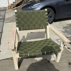 Wooden & Woven Chair
