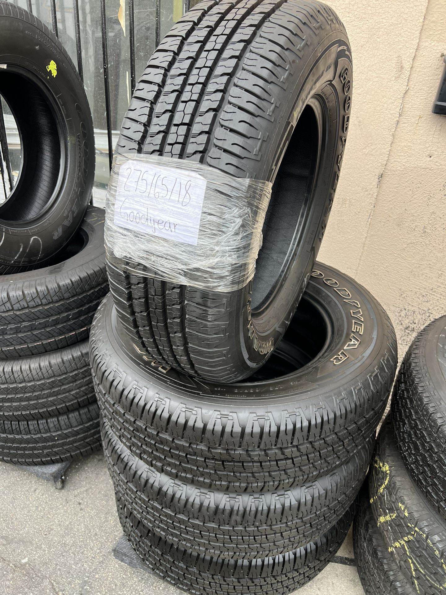 275/65/18 Goodyear #4 Tires Like New Mount & Balance // 4 Llantas Goodyear Como Nuevas Instaladas Y Balanceadas