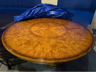 Thomasville Furniture Hills of Tuscany Elba 60” Round Dining Table – Light Rustico Finish