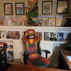 Computer Chair Gaming Chair Iron Man (wide seat)