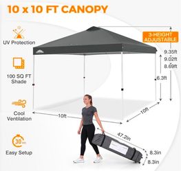 10Ft.x10Ft. Pop up CANOPY new in box