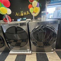 Whirlpool Washer And Dryer Set In Gray 🍍🌞