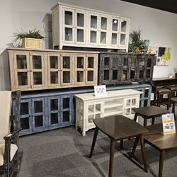 TV STANDS ALL COLORS AND SIZES STARTING $199