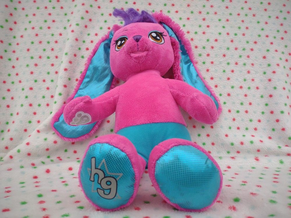 Build A Bear HG Honey Girls Hot Pink Bunny Risa Plush, 20"
