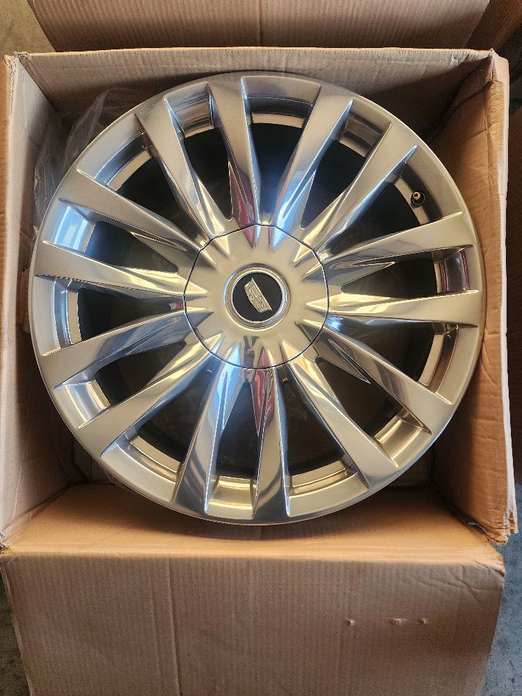 Brand New 2024 Cadillac Escalade Brushed Alloy Rims GM  Genuine Parts