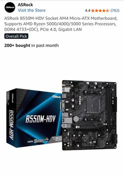 ASRock B550M-HDV + FENVi Wi-Fi 6E/Bluetooth 5.3 PCIe Card – $75 OBO