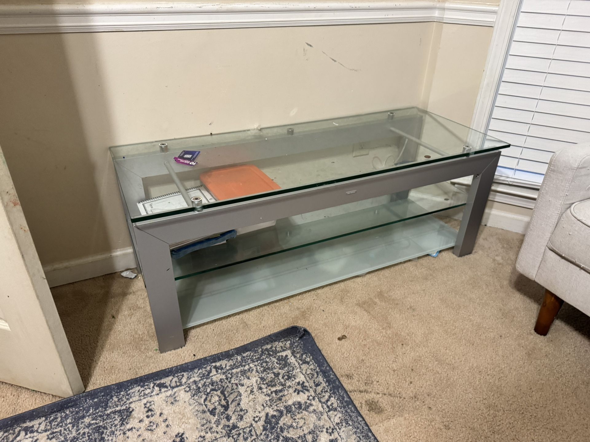 Glass Tv Stand