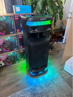 Sony ≠ ULT Tower 10 Bluetooth Party Speaker System - LED Lights, Microphone, TV Sound Booster & Bass