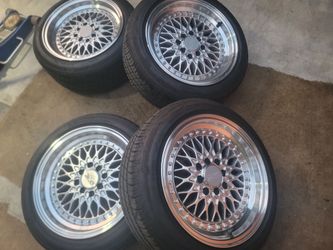 Wheel 15x8 4 Lugs 4x100 New rims and tires