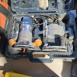 Bosch plunge router set