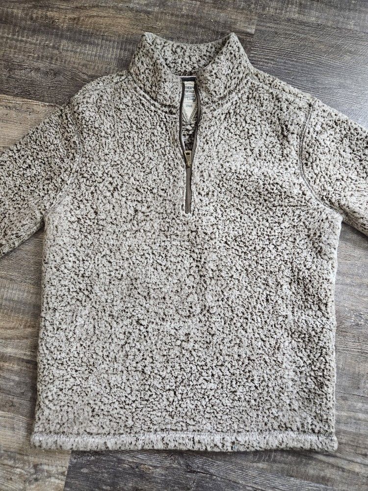Weatherproof Vintage Sherpa Fleece 1/4 Zip Pullover Jacket Size L