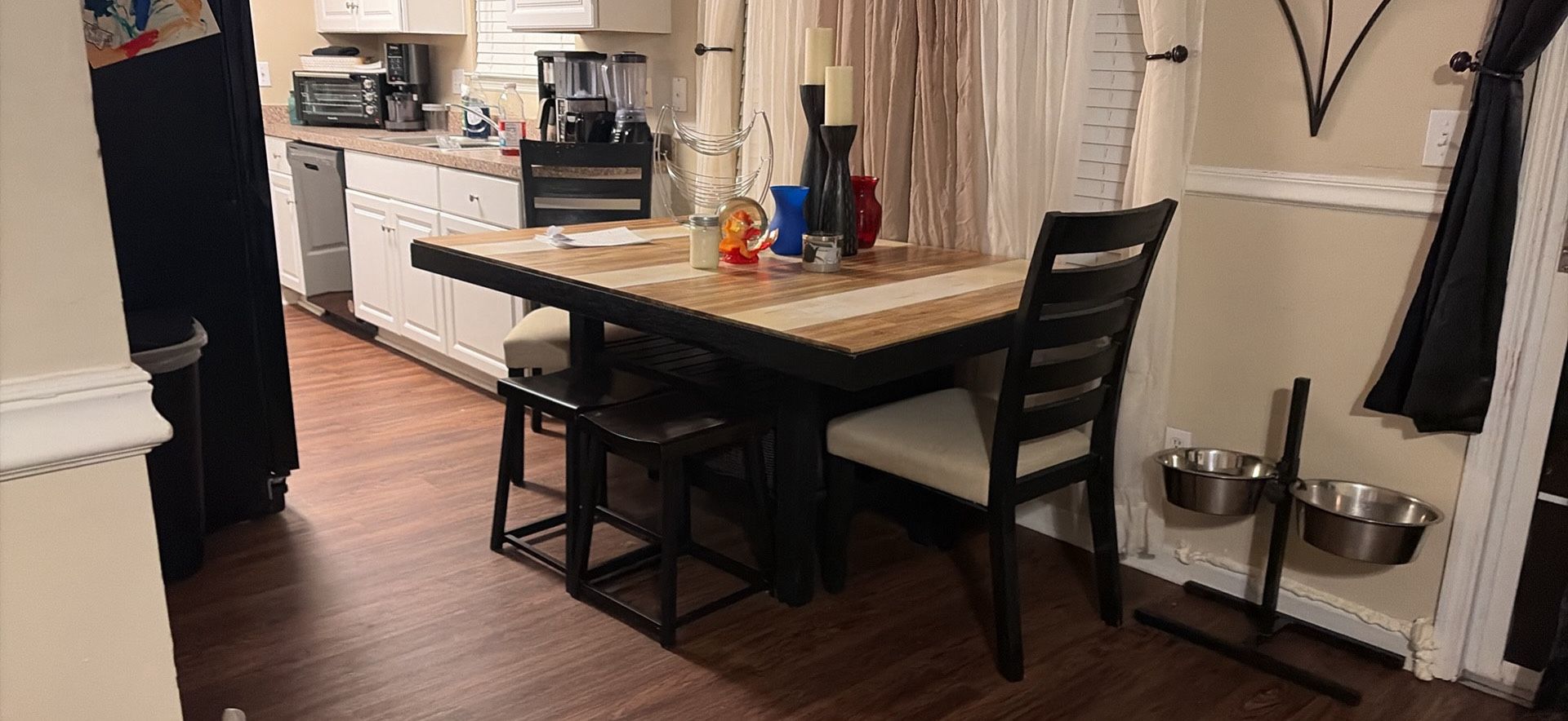 Sofa/loveseat Country Kitchen Table With Chairs And Stools