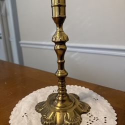Virginia Metal Crafters Brass Candleholders