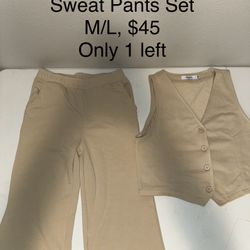 LADIES SWEAT SETS