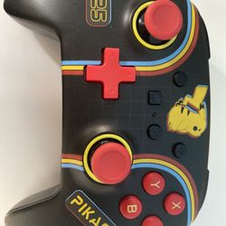 Pikachu Arcade Enhanced Controller for Nintendo Switch Complete With Cord!