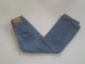 Levi's 550 boys blue denim jeans 10 Slim 24x25