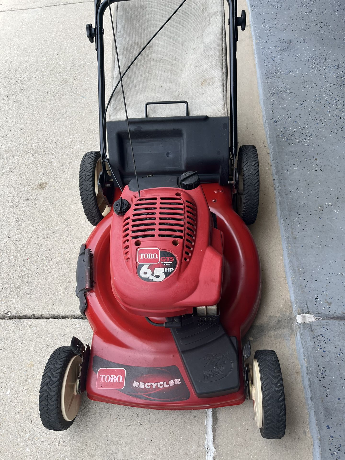 Toro Lawn Mower With Bag Please Read All 