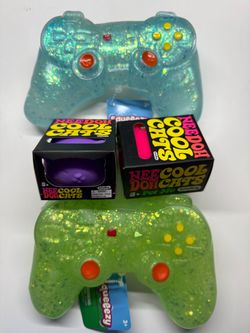 Needoh cool cats with squeezy controller (lot of 4)