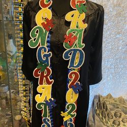 AUTISM GRACDUATION LEI